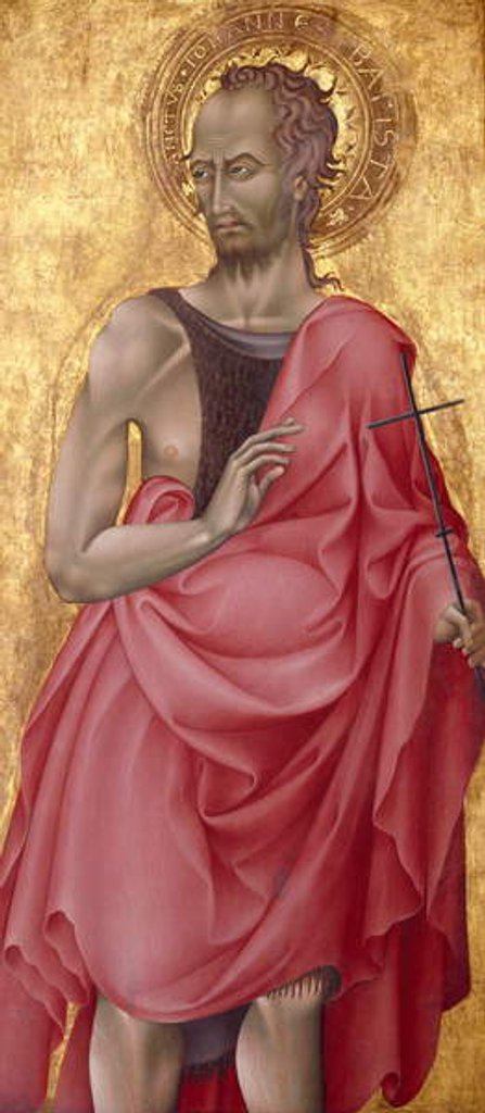 Detail of Saint John the Baptist, c.1435-1440 by Giovanni di Paolo di Grazia