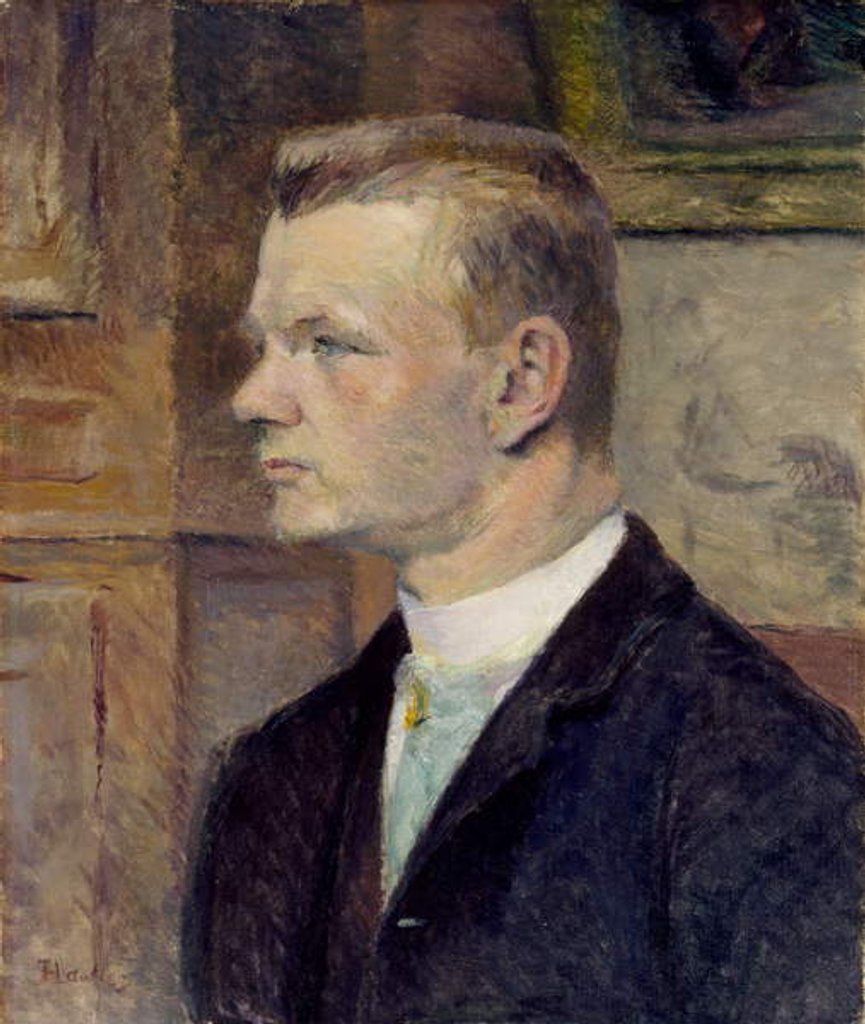 Detail of Frederick Wenz, c.1888 by Henri de Toulouse-Lautrec