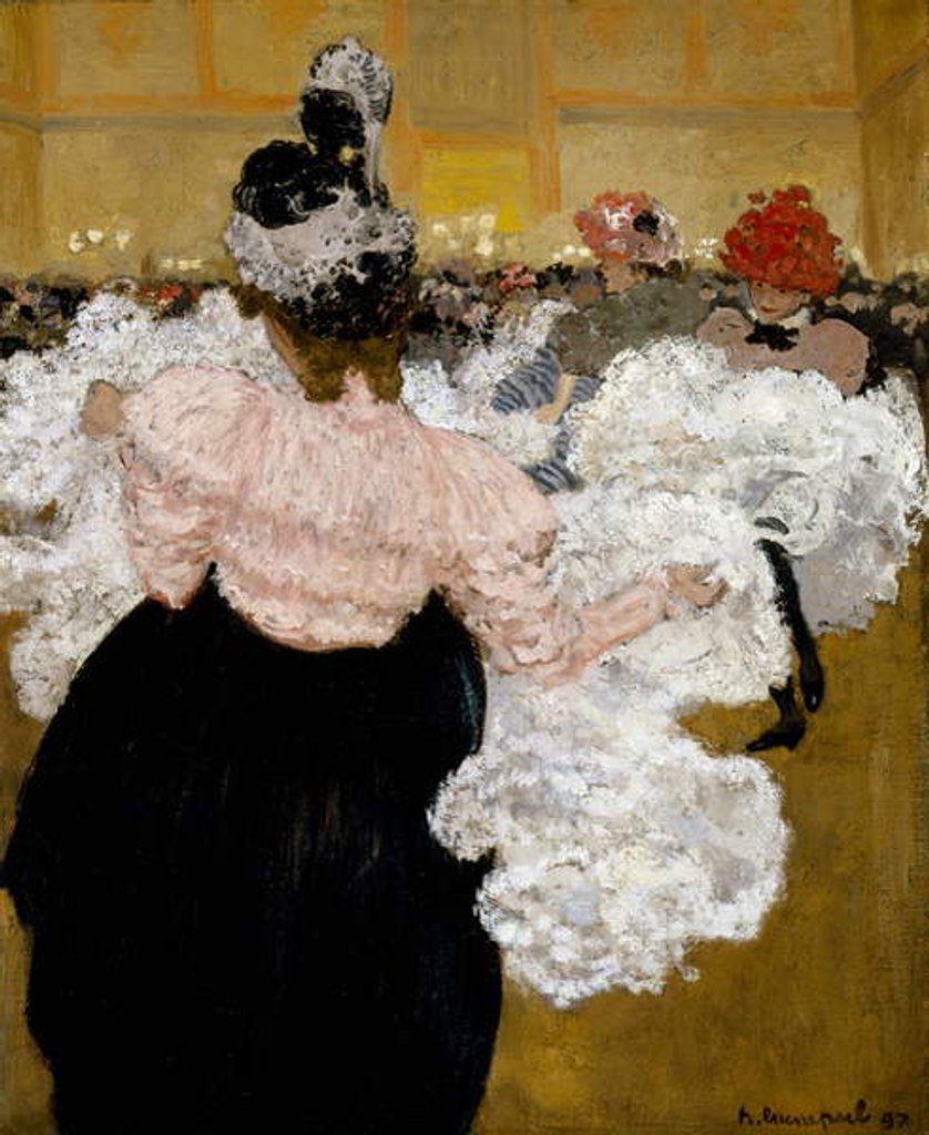 Detail of At the Moulin Rouge, 1897 by Henri Jacques Edouard Evenepoel