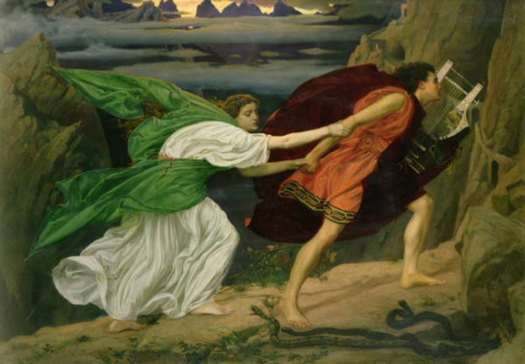 Detail of Orpheus and Eurydice, 1862 by Edward John Poynter