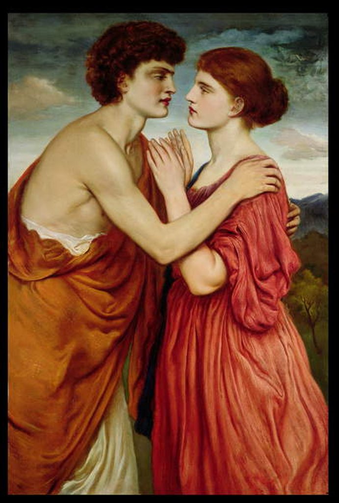 Detail of Isaac & Rebecca by Simeon Solomon