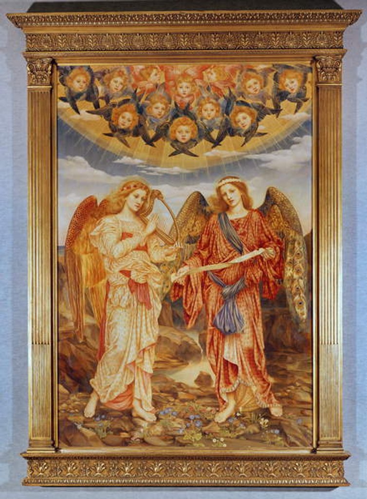 Detail of Angels by Evelyn De Morgan