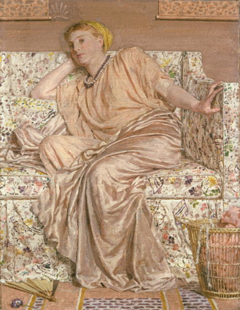 Detail of Pansies, c.1875 by Albert Joseph Moore