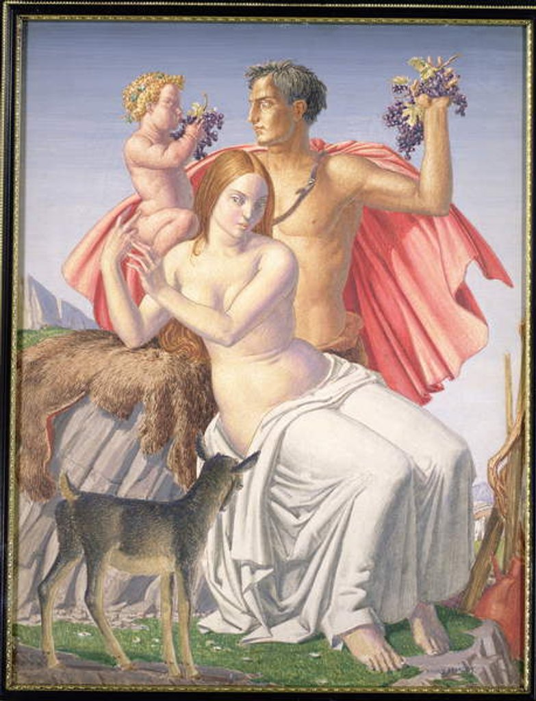 Detail of The Young Bacchus, 1930 by Harry Morley