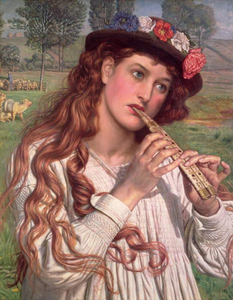 Detail of Amaryllis by William Holman Hunt
