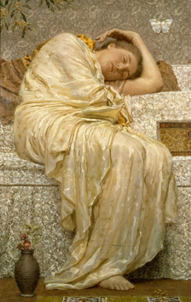 Detail of Acacias by Albert Joseph Moore