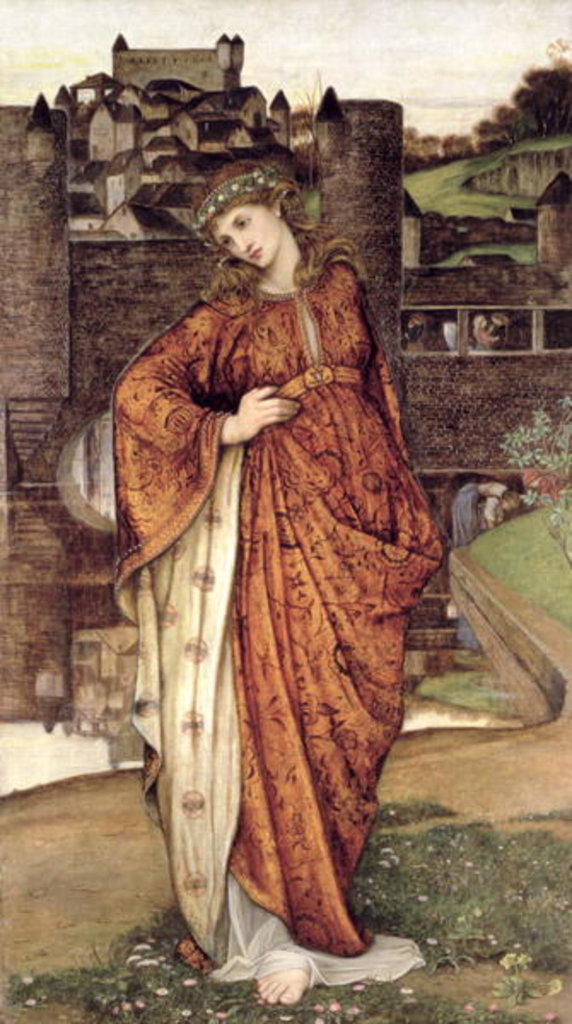 Detail of Our Lady of the Watergate, 1829 by John Roddam Spencer Stanhope