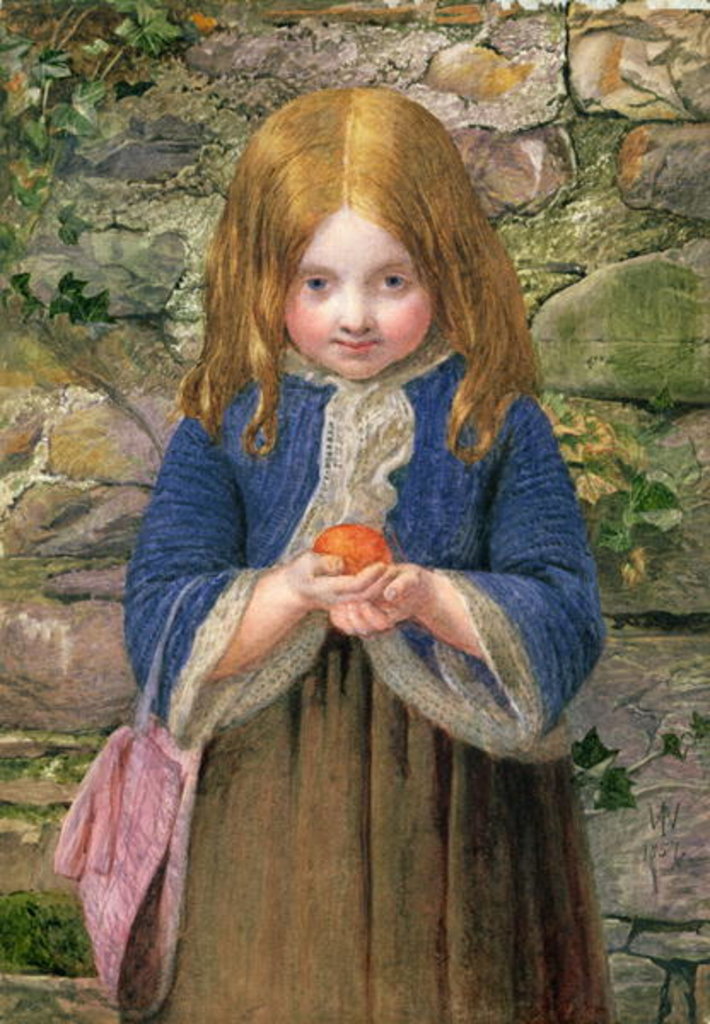 Detail of The Orange Girl, 1857 by John Dawson Watson