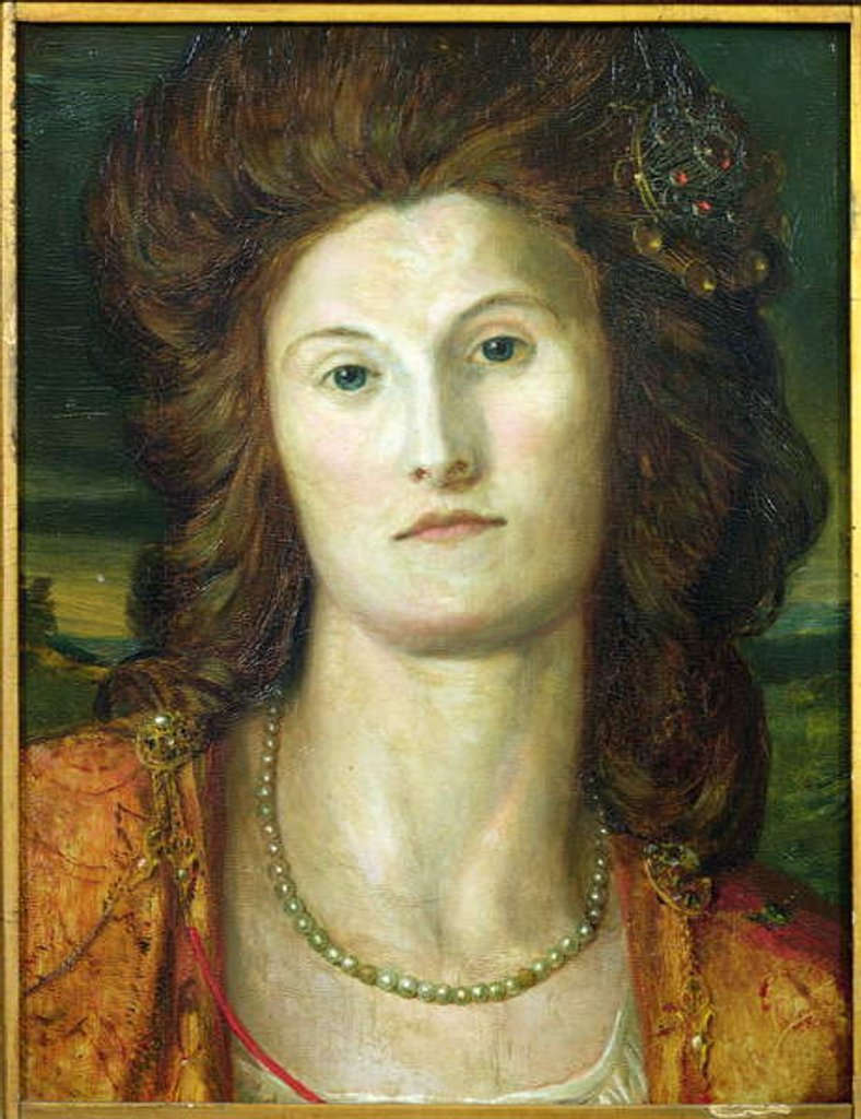 Detail of Portrait of Lady Ashburton by George Frederic Watts