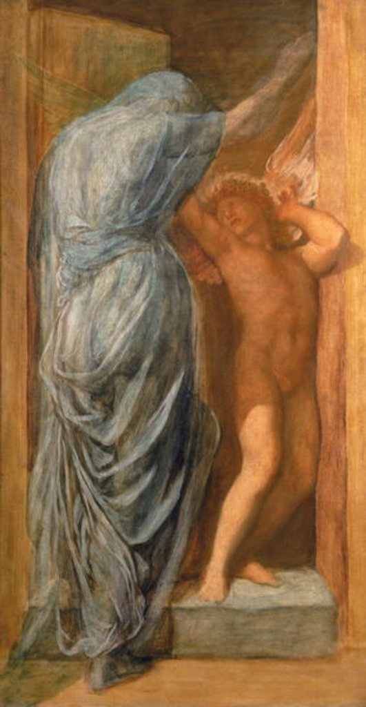 Detail of Love and Death by George Frederic Watts