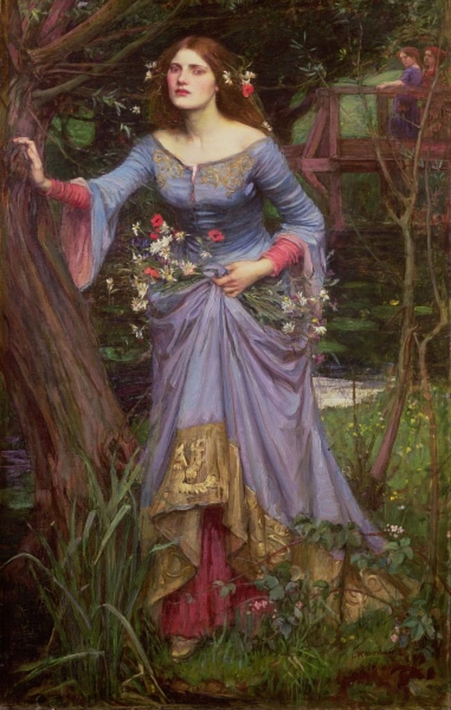 Detail of Ophelia, 1894 by John William Waterhouse