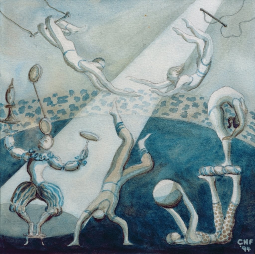 Detail of Circus Scene I, 1994 by Carolyn Hubbard-Ford