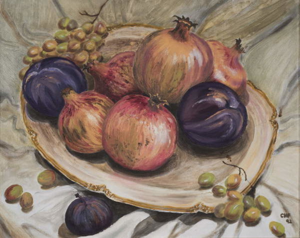 Detail of Autumn Fruits, 1992 by Carolyn Hubbard-Ford