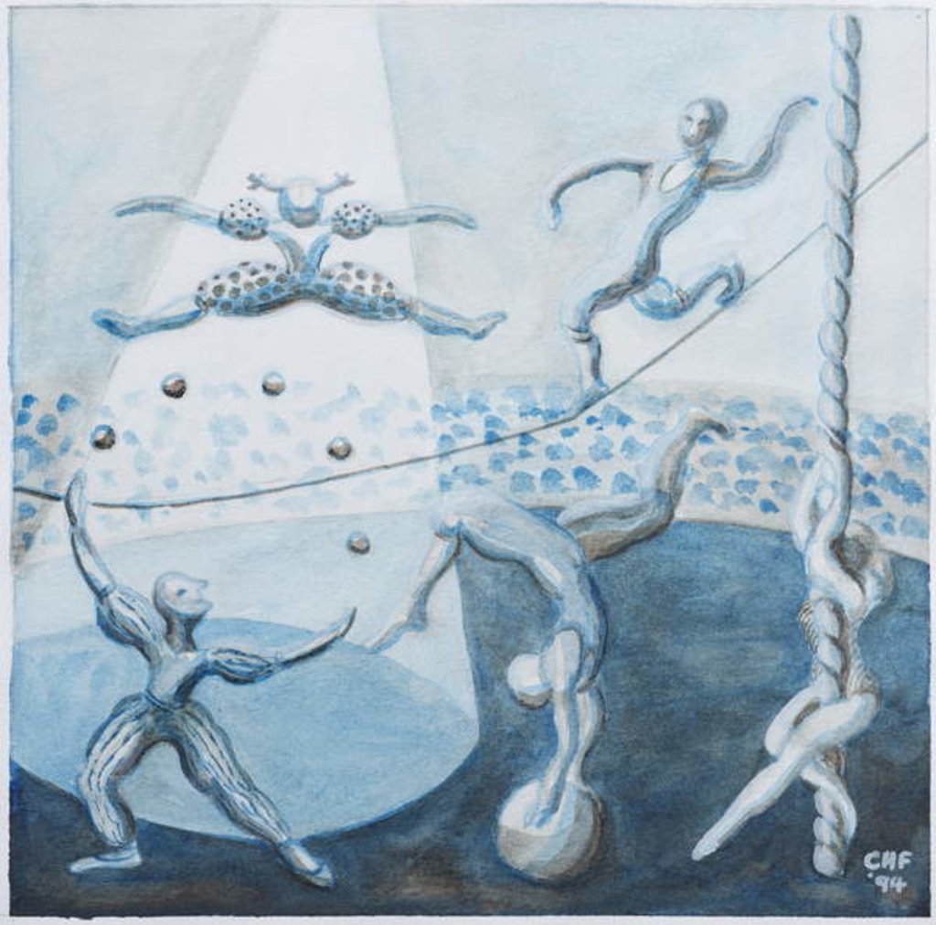 Detail of Circus Scene II, 1994 by Carolyn Hubbard-Ford