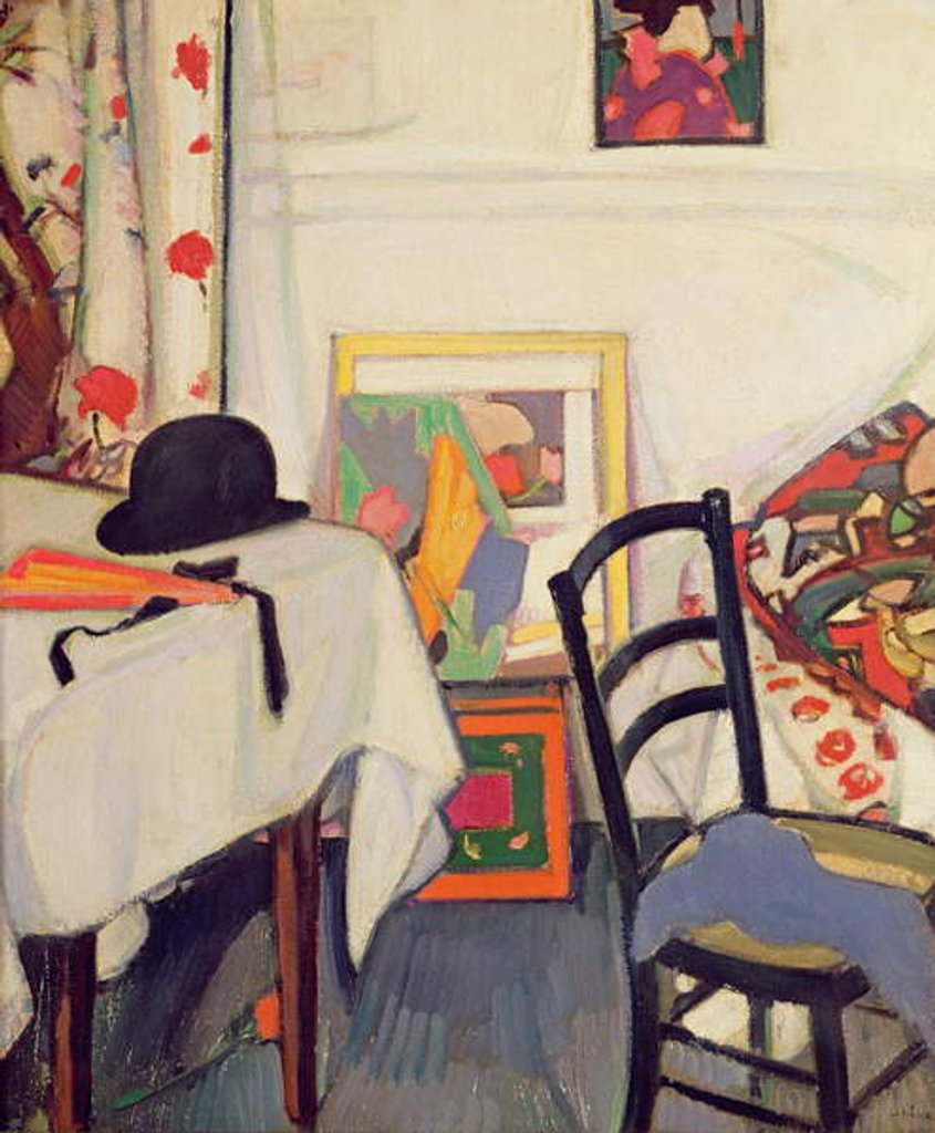 Detail of Interior with Japanese Fan, c.1915 by Samuel John Peploe