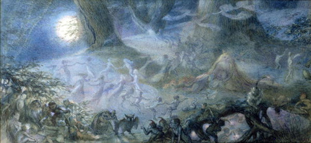 Detail of Dancing Fairies by Richard Doyle