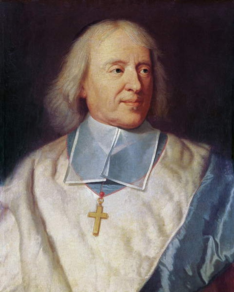 Detail of Portrait of Jacques-Benigne Bossuet êveque de Meaux 1671 by French School