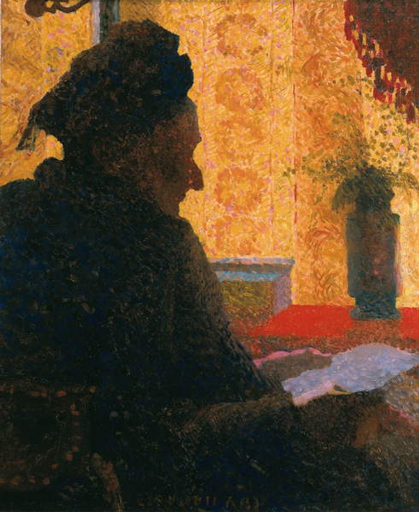 Detail of Grandmother Michaud seen against the light, 1890 by Edouard Vuillard