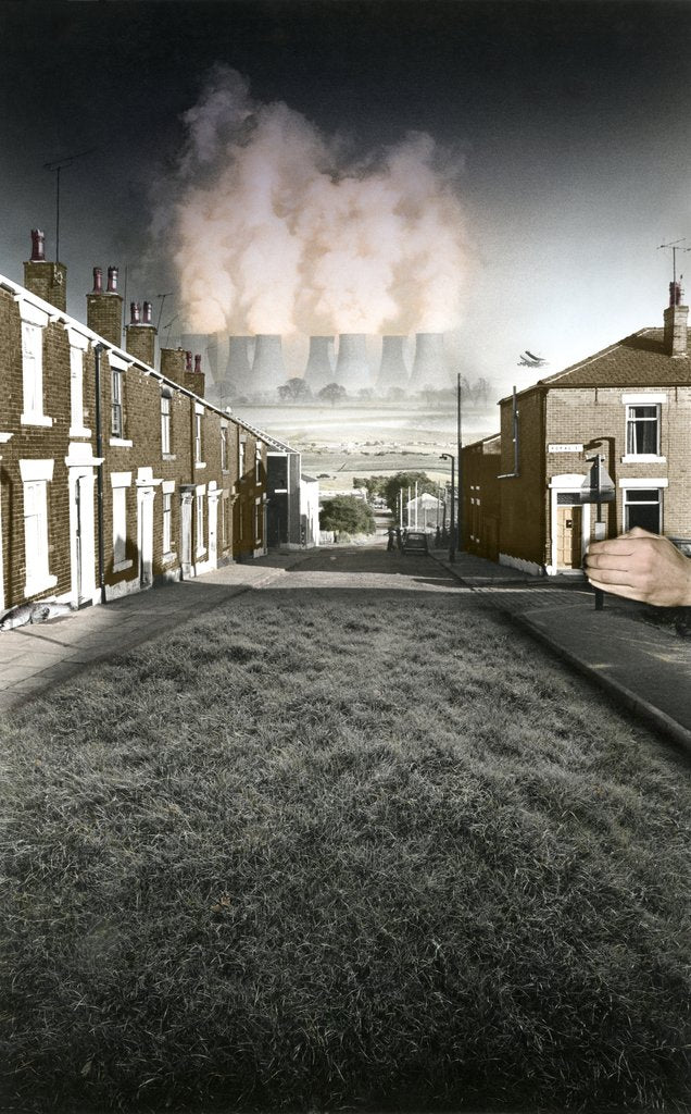 Detail of The Future's A Bit Fishy. We've Got A Hand In It, 1983 by Hag Hag