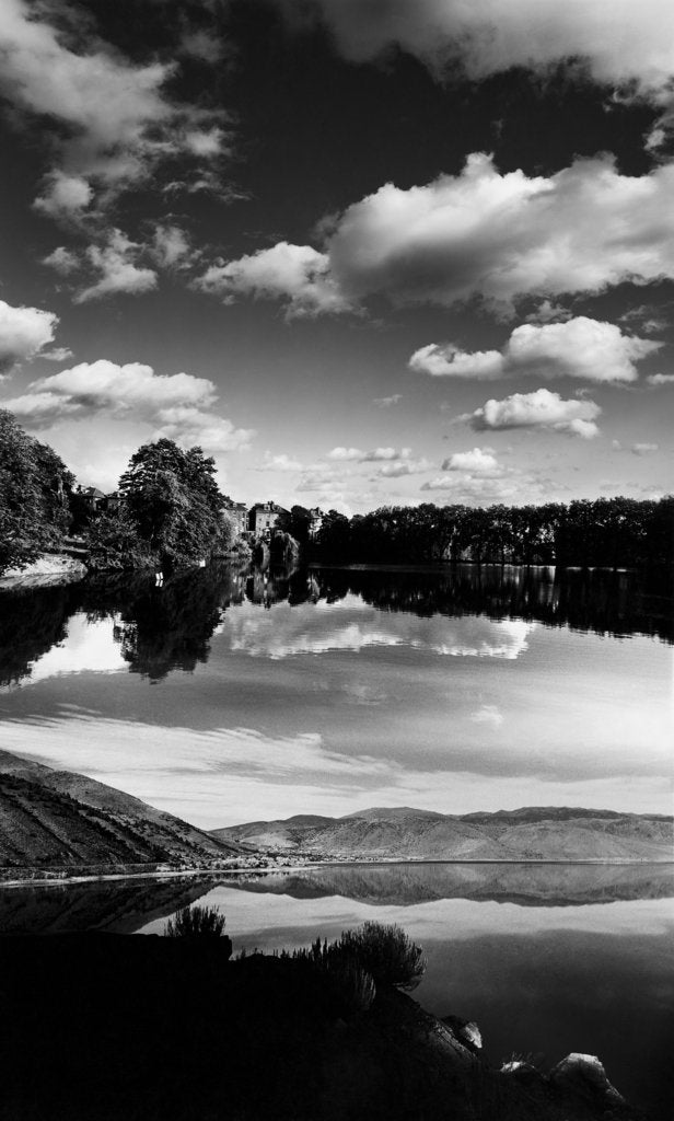 Detail of Landscape with lake by Hag Hag