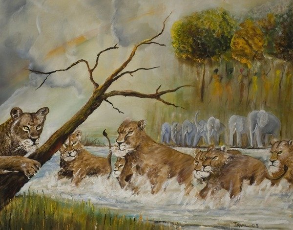 Detail of Female Pride, 2008 by Ikahl Beckford