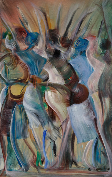 Detail of Raising Heaven, 2013 by Ikahl Beckford