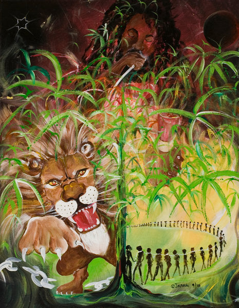 Detail of Rebel, 2010 by Ikahl Beckford