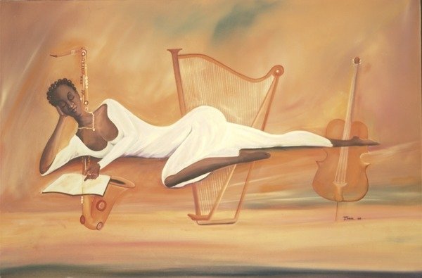 Detail of Symphony, 2004 by Ikahl Beckford