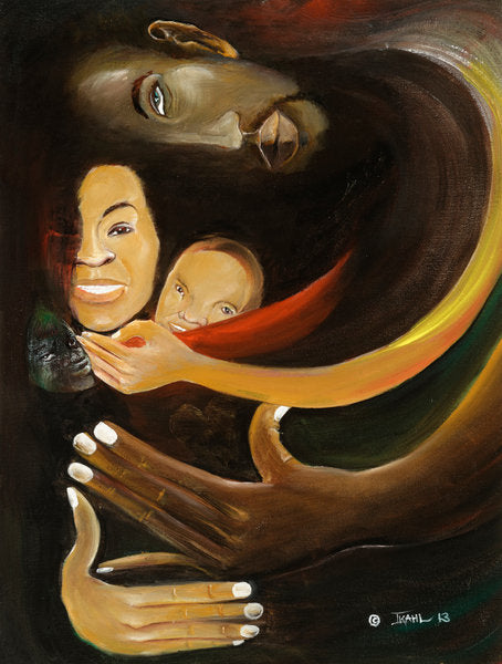 Detail of Together, 2013 by Ikahl Beckford