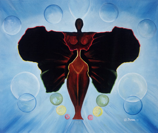 Detail of Black Butterfly, 2011 by Ikahl Beckford