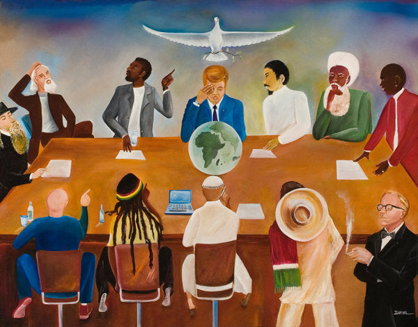 Detail of Conference Table by Ikahl Beckford