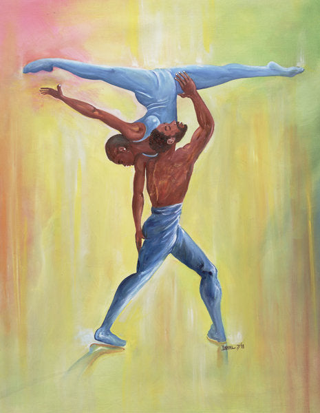 Detail of Dance Couple, 2011 by Ikahl Beckford