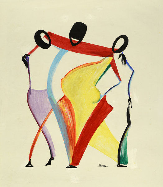 Detail of Family of Five by Ikahl Beckford