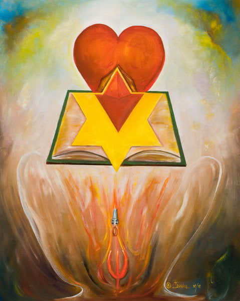 Detail of Good over Evil, 2011 by Ikahl Beckford