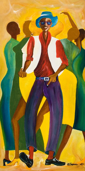 Detail of KeenToed, 2011 by Ikahl Beckford