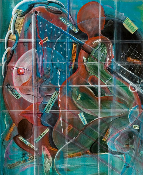 Detail of Mind Control by Ikahl Beckford