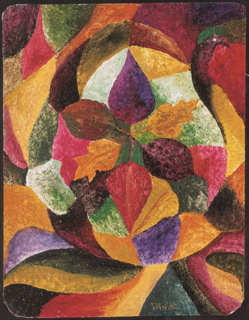 Detail of Autumn Leaves I, 2005 by Ikahl Beckford