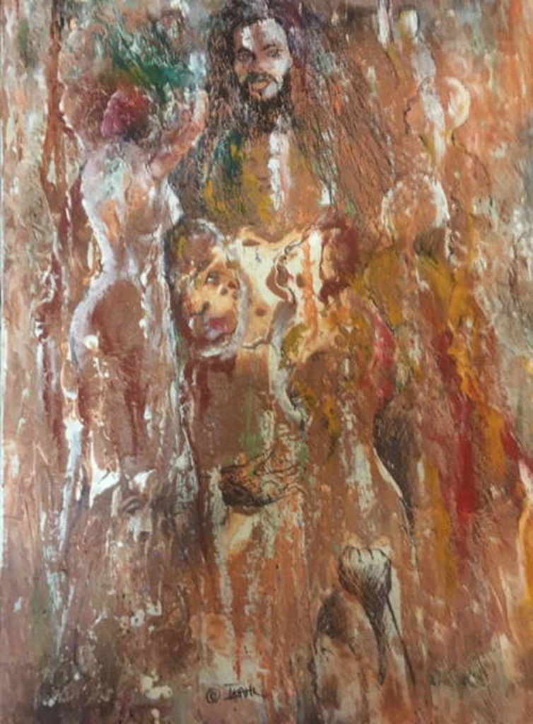 Detail of Souls Almighty, 2018 by Ikahl Beckford