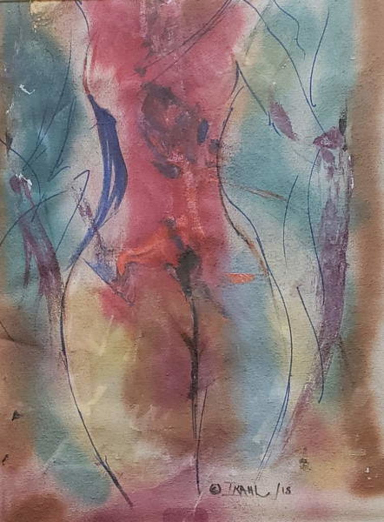 Detail of Le Femme, 2018 by Ikahl Beckford