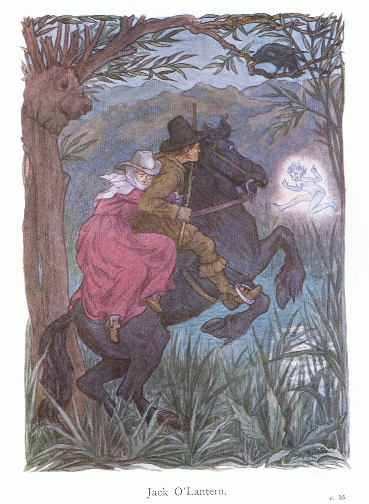 Detail of Jack O' Lantern by Francis Donkin Bedford