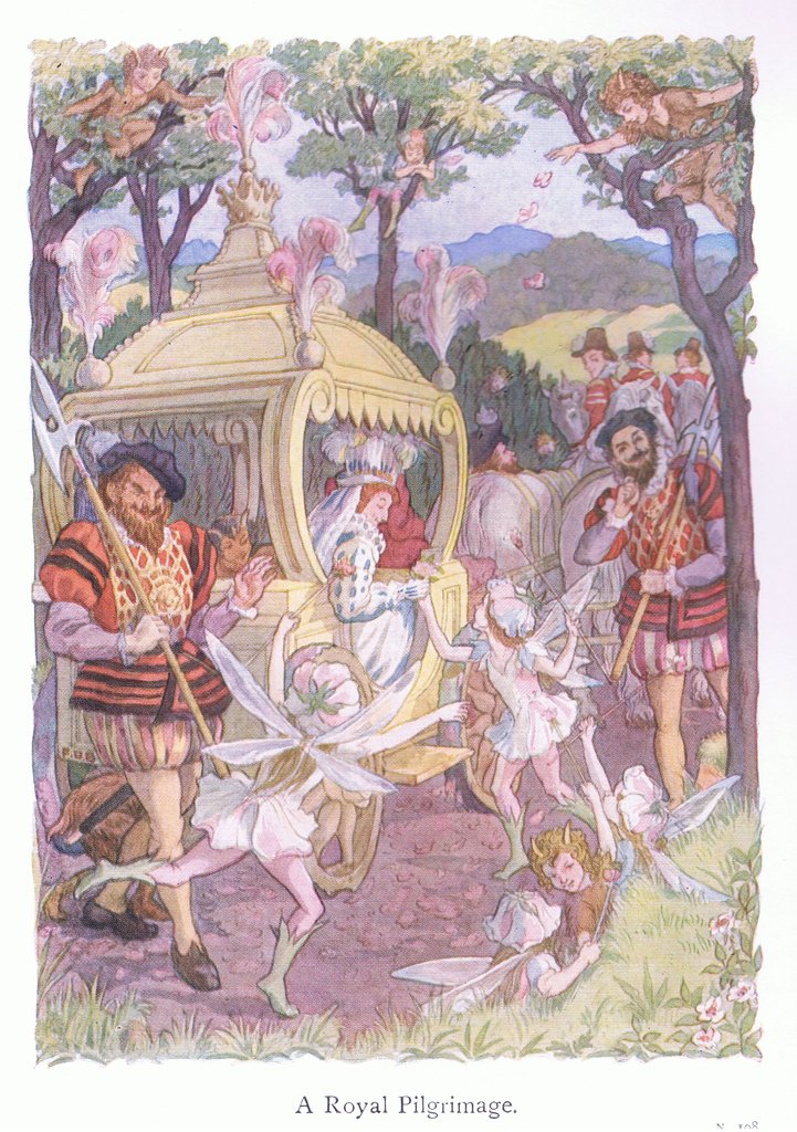 Detail of A royal pilgrimage by Francis Donkin Bedford