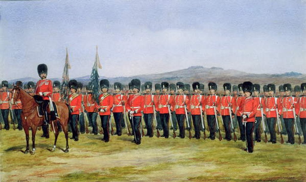 Detail of The Royal Fusiliers, 1876 by Richard Simkin