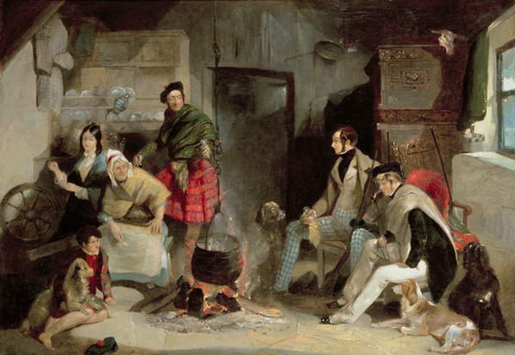 Detail of Highland Interior, after Sir Edwin Landseer by John Frederick Pasmore