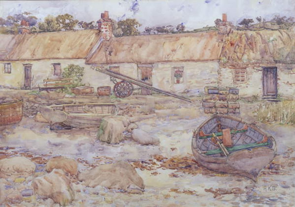 Detail of Tarbert, Loch Fyne by Alexander Kellock Brown