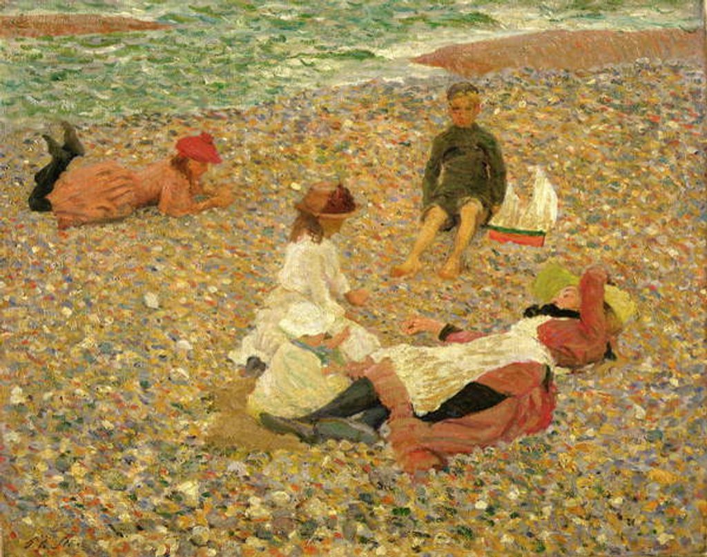 Detail of Knucklebones, Walberswick, 1888-89 by Philip Wilson Steer