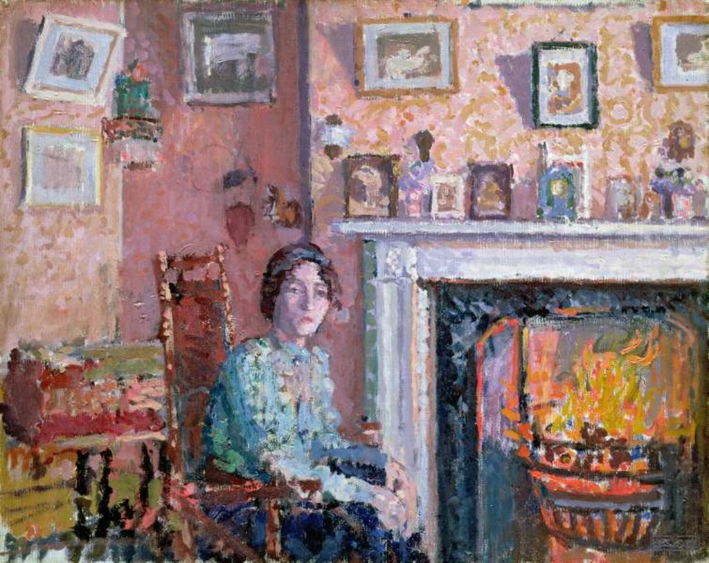 Detail of Interior, Mornington Crescent, 1910 by Spencer Frederick Gore