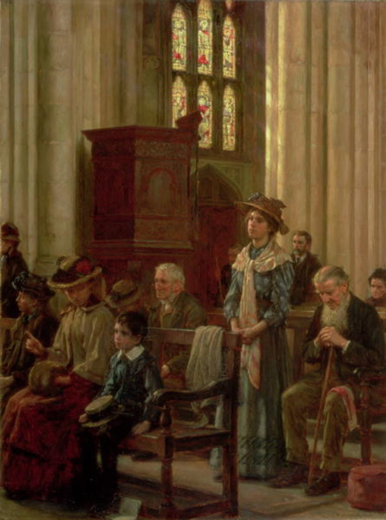 Detail of The Anthem, c.1910 by William Teulon Blandford Fletcher