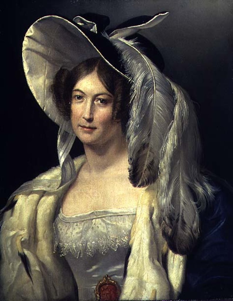Detail of Victoria May Louise, Duchess of Kent, c.1830-40 by George Henry Harlow