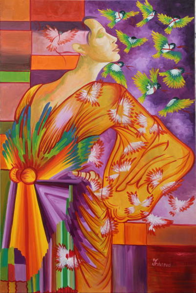 Detail of Green Lights, 2015 by Irina Corduban