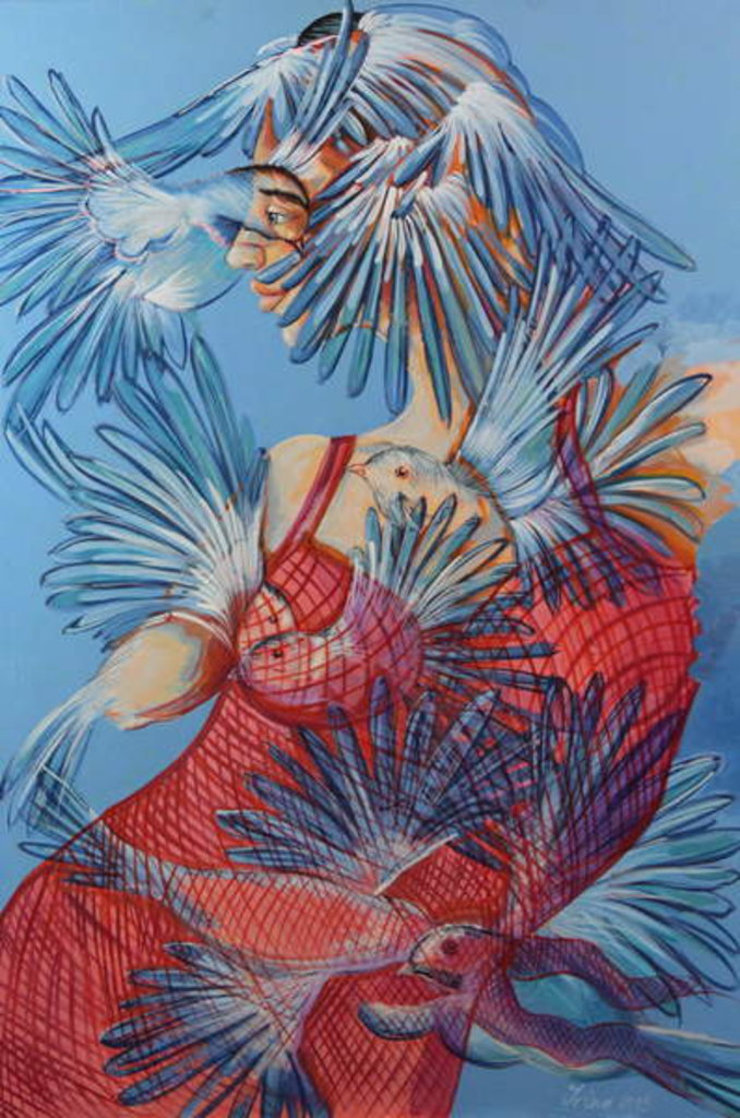 Detail of Hat Dreams, 2015 by Irina Corduban